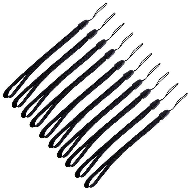 Camera Wrist Strap - 10/20 Stück Handgelenkschlaufe, schwarze Selfie-Stick-Schlaufe, Taschenlampen-Handschlaufe,