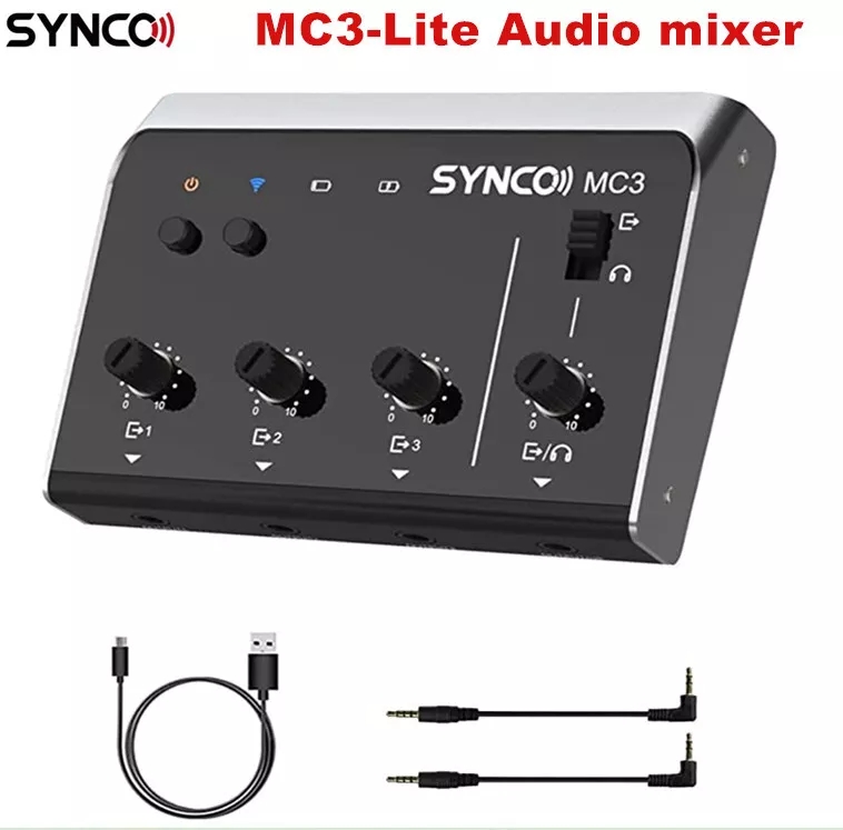 Photography Videos Free - Synco MC3 Lite Audio-Mixer, 4-Kanal, ultrakompaktes,