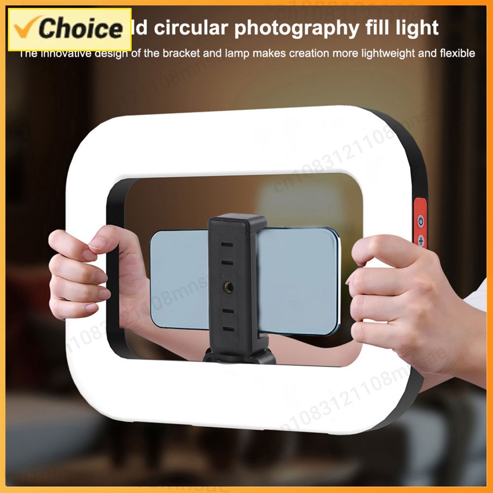 Photography Videos Free - Tragbares Quadratisches Aufhelllicht, Multifunktionale Smartphone-Video-Rig-Lampe, Wiederaufladbares