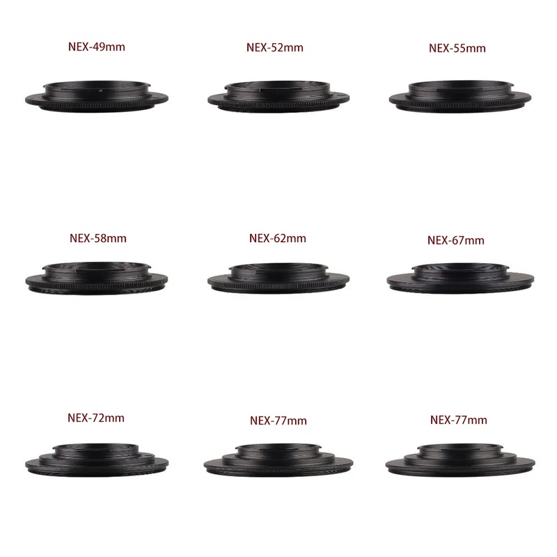 Lens Adapter Ring - Objektiv-Umkehrring FÜR Sony E-Mount NEX 49/52/55/58/62/67/77mm