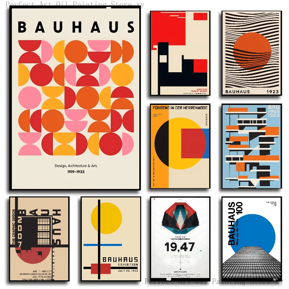 1PC Bauhaus Moderne Einfachhei – Photography Geometry Bewertung und Preis